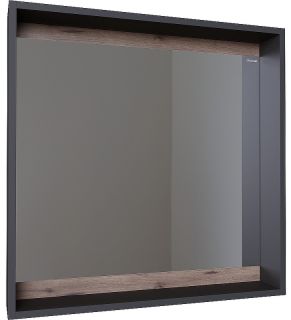 Зеркало Grossman Смарт 207007 с полкой 70см графит